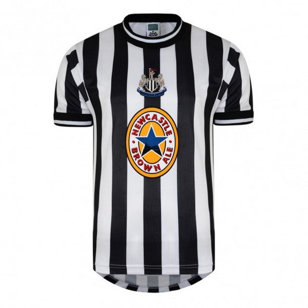 Camiseta Newcastle United Primera equipación Retro 1997 1998 Negro Blanco